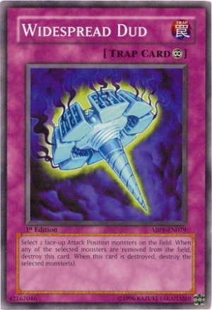 Yugioh Widespread Dud (ABPF-EN079) 1st edition near mint card Common