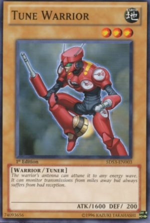 Yugioh Tune Warrior (5DS3-EN003) 1st edition near mint card Common