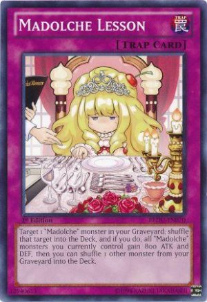 Yugioh Madolche Lesson (REDU-EN070) 1st edition near mint card Common