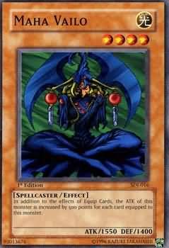 Yugioh Maha Vailo (SDJ-016) 1st edition near mint card Common