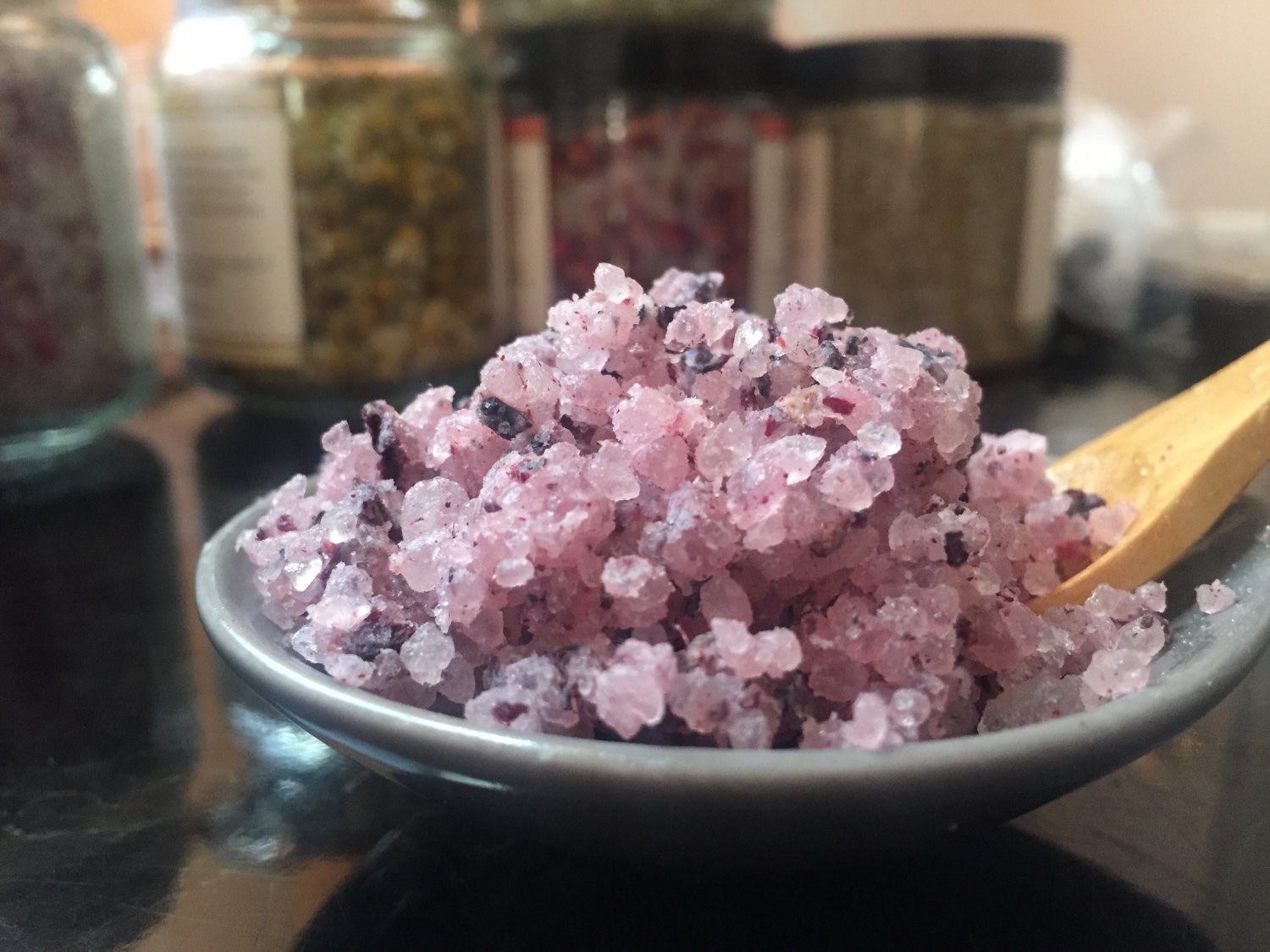 Organic Coconut Hibiscus Sea Salt Scrub, Body Scrub 10 oz.