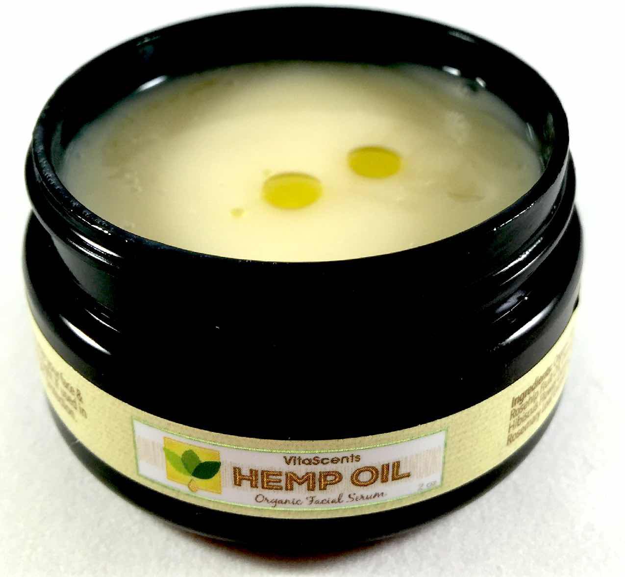 VitaScents HEMP Nighttime FACIAL SERUM for youthful, glowing skin