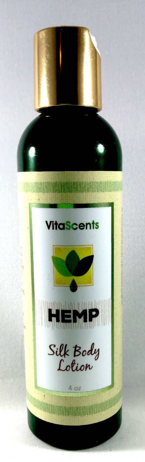 VitaScents HEMP SILK Body Lotion for hydrated, youthful, glowing skin