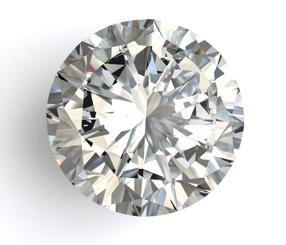 3.26 Carat G SI1 Round 100% Natural Loose Diamond Certified 9.17 mm Eye Clean!
