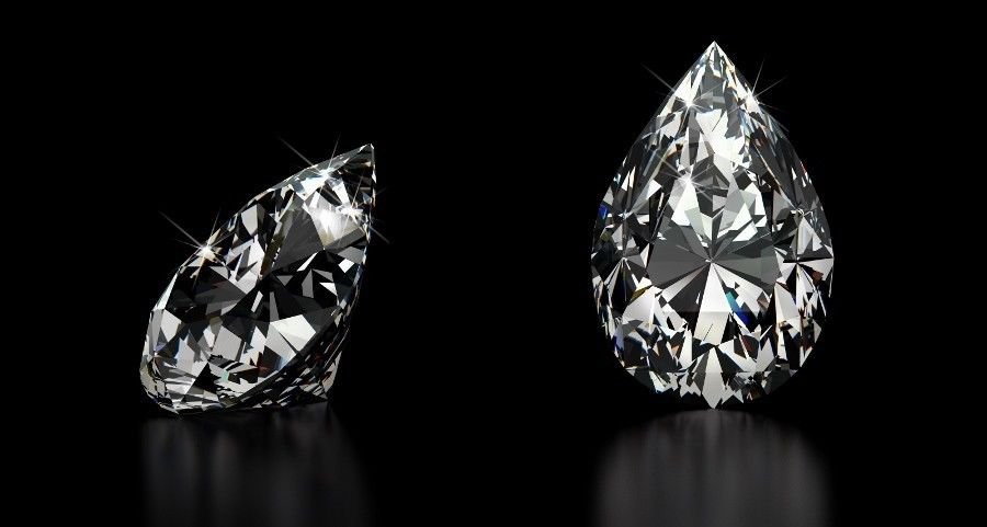 2.67 Carat H VS2 Pear Shape 100% Natural Loose Diamond Certified Must See Nice!!