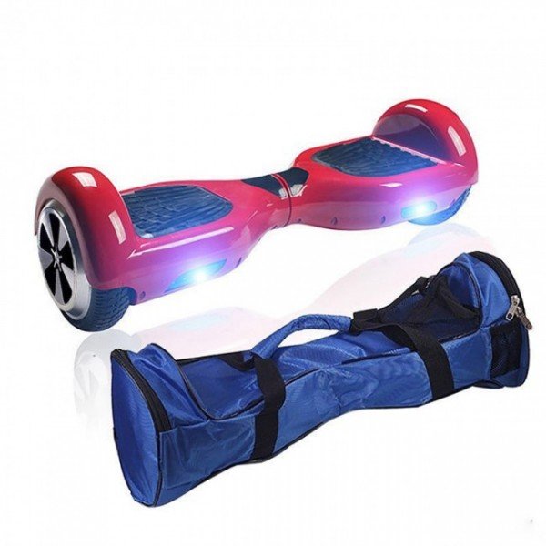 Dual Wheels Smart Self Balancing Electric Scooter Eco-friendly Vehicle Drifting Board - Red
