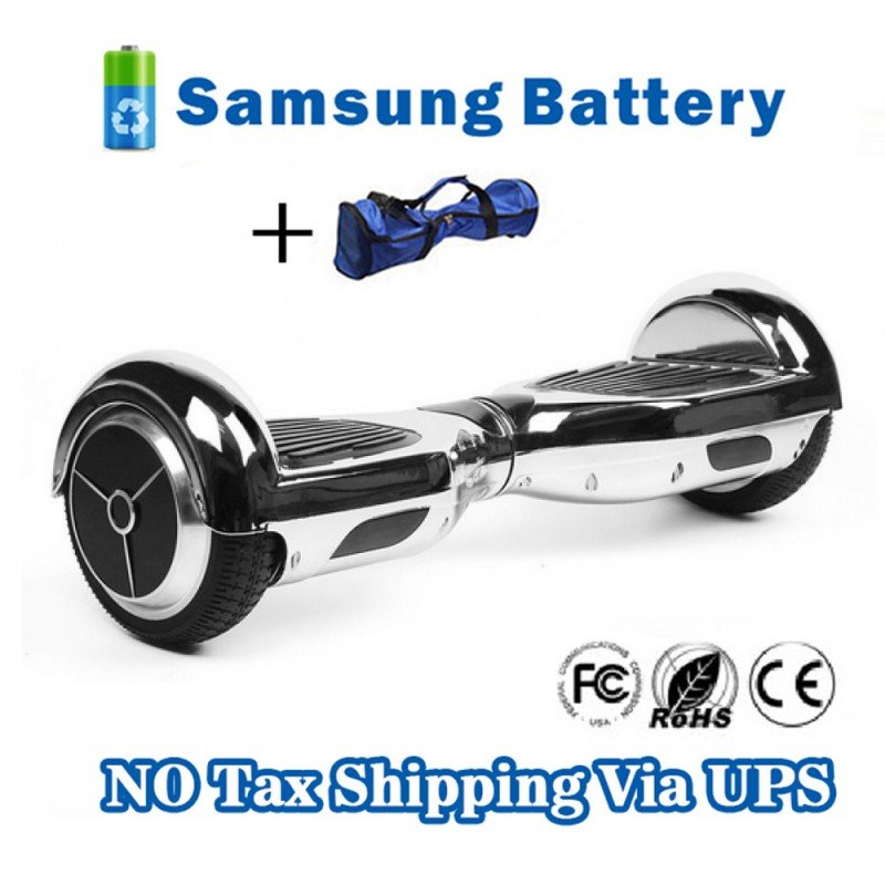 Self Balancing 2 Wheels Hover Board Electric Scooter Skateboard White