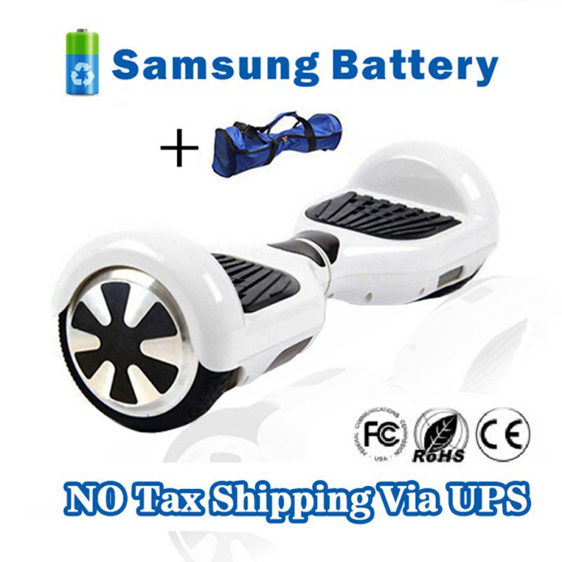 Two Wheel 4400mAh Battery Self Balancing Scooter - White