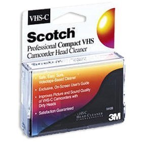 Scotch VHS-C Compact Head Cleaning- Videocassette