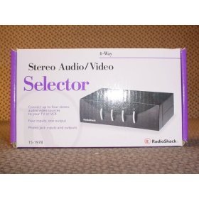 Radio Shack 4-WAY STEREO AUDIO/VIDEO SELECTOR