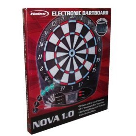 Halex 13 3/4 " Tournament Size Target Area Electronic Dartboard NOVA 1.0 with 20 Games