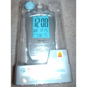 SHARP TECH LCD ALARM CLOCK