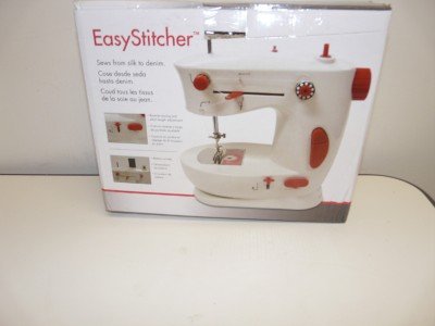 EasyStitcher Portable Mini Travel Sewing Machine - Operates On AC Electric or AA Batteries