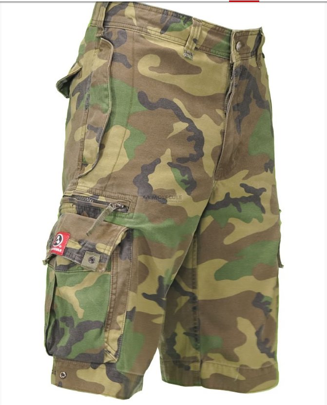 Molecule Beach Bumper Cargo Shorts 100% Cotton - Size XL 38" -42" -Free Shipping