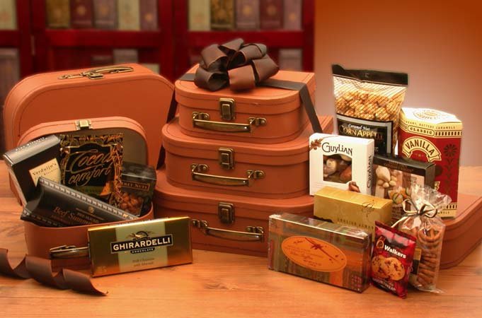 The Traveling Gourmet Tower Gift Basket Set (Shipping Alert in Description)