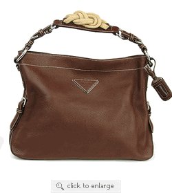 Prada Handbag BR3464 Brown Leather