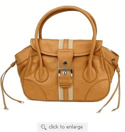 Prada Handbag BR2937 Camel Leather