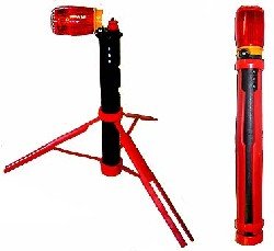Rechargable Warning Lamp with L.E.D. Strobe and Torch