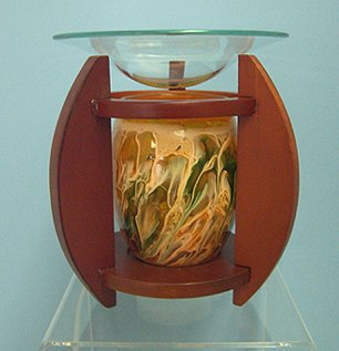 Wooded Electric Lamps