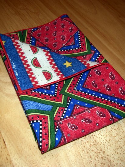 Summer Watermelon - Double Sided Cloth Napkins - Set of 4