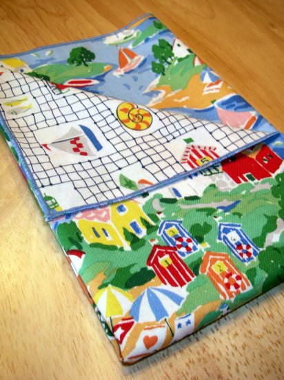 Seaside Beach - Double Sided Cloth Napkins - Set of 4