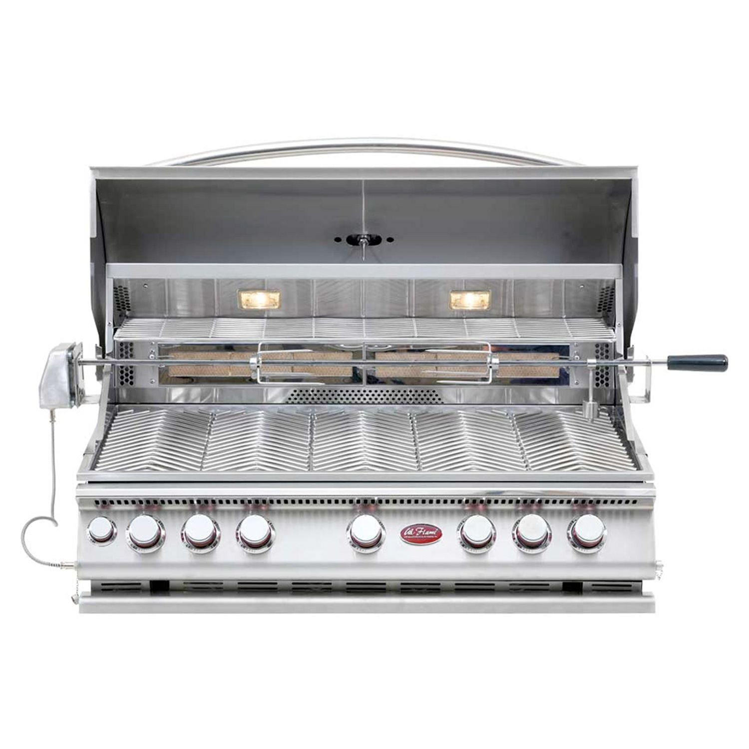 Cal Flame 75,000 BTU 5-Burner Stainless Steel Convection Grill and Rotisserie