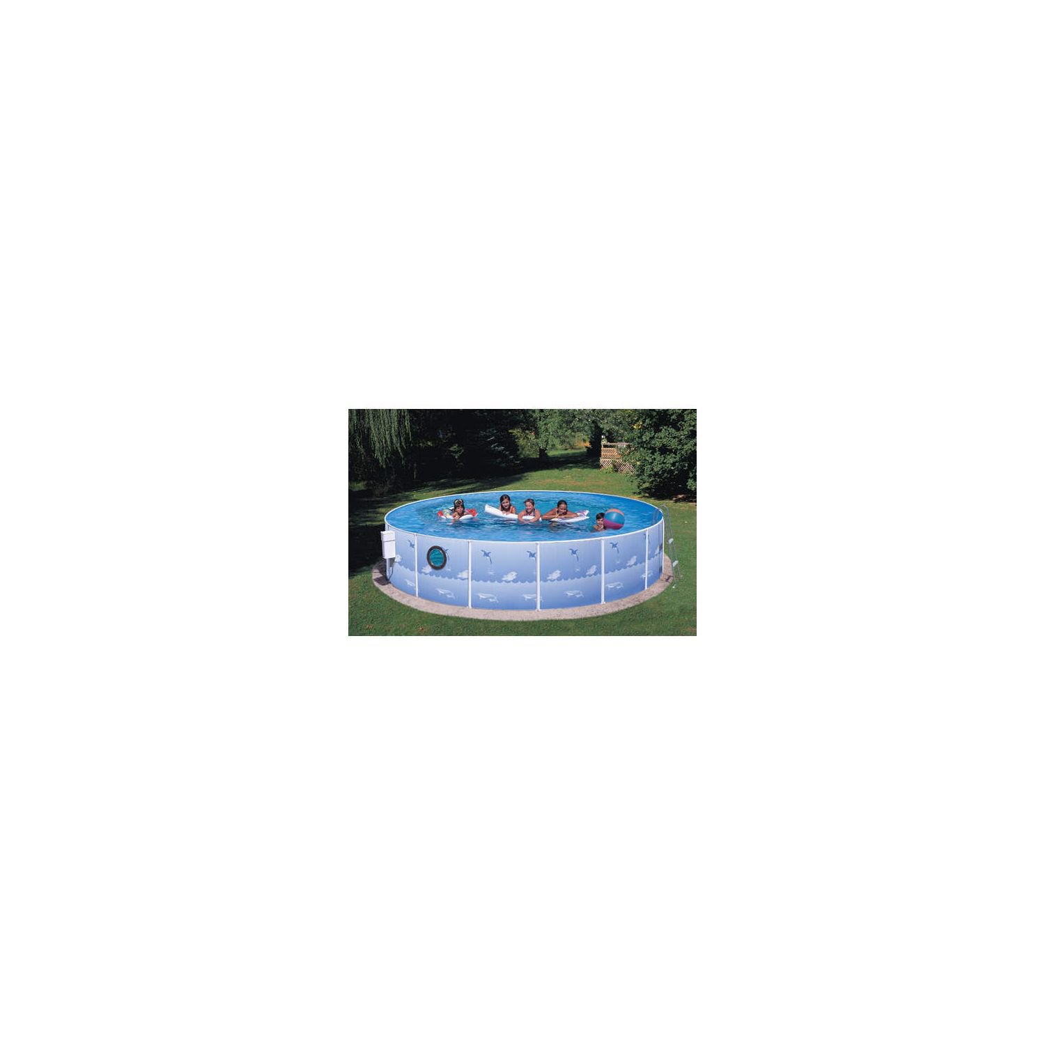 Sun 'n' Fun 15' x 36" Steel Pool with Porthole