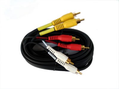 6 Foot Triple RCA Audio Video Cable