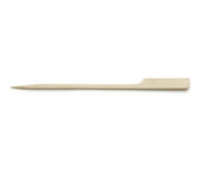 100 Bamboo Paddle Picks Toothpicks Skewers - 4.5"