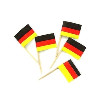 Box of 144 German Flag Oktoberfest Mini Picks Toothpicks