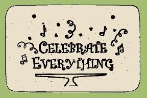 'CELEBRATE EVERYTHING' Weatherproof SAYINGS Sign/Plaque