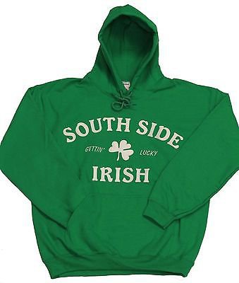 South Side Irish Pullover Hoodie w/ Sewn on Letters