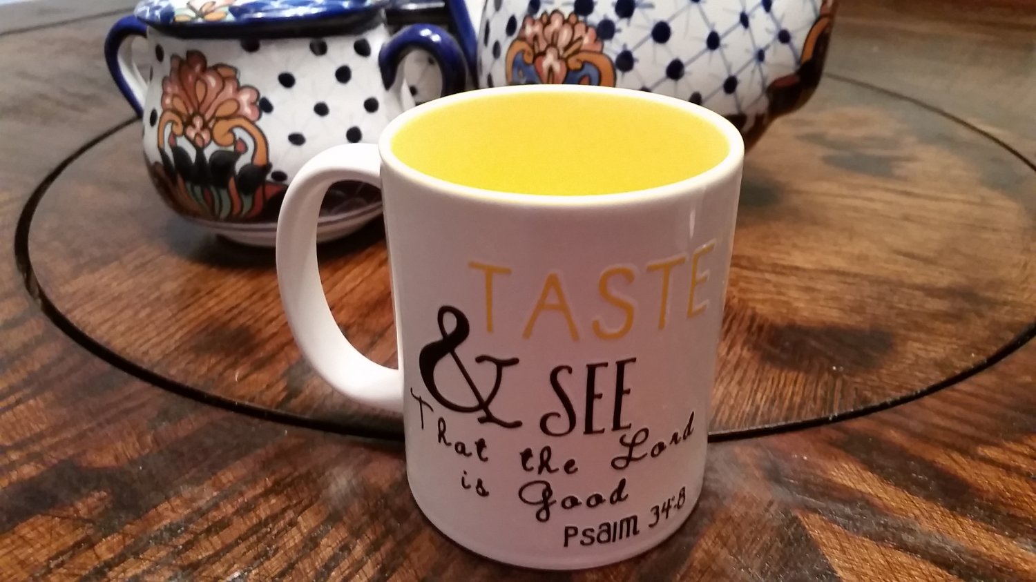 Taste and see that the lord is good/Mug/Coffee/Tea/Gift Idea