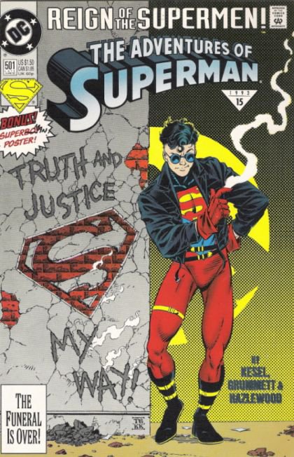 Adventures of Superman #501 A