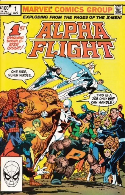 Alpha Flight, Vol. 1 #1 (First Appearance: Puck, Marrina)