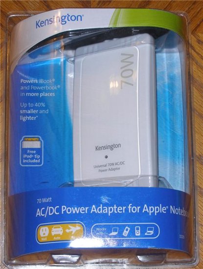 NEW Kensington 33335 70 Watt AC/DC Power Adapter for Apple Notebooks/Laptops/iPod