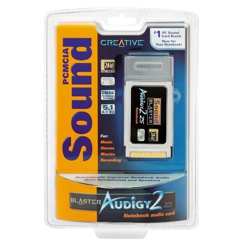 +NEW+ Creative Labs PCMCIA Sound Blaster Audigy 2 ZS Notebook Sound Card +FREE SHIP+