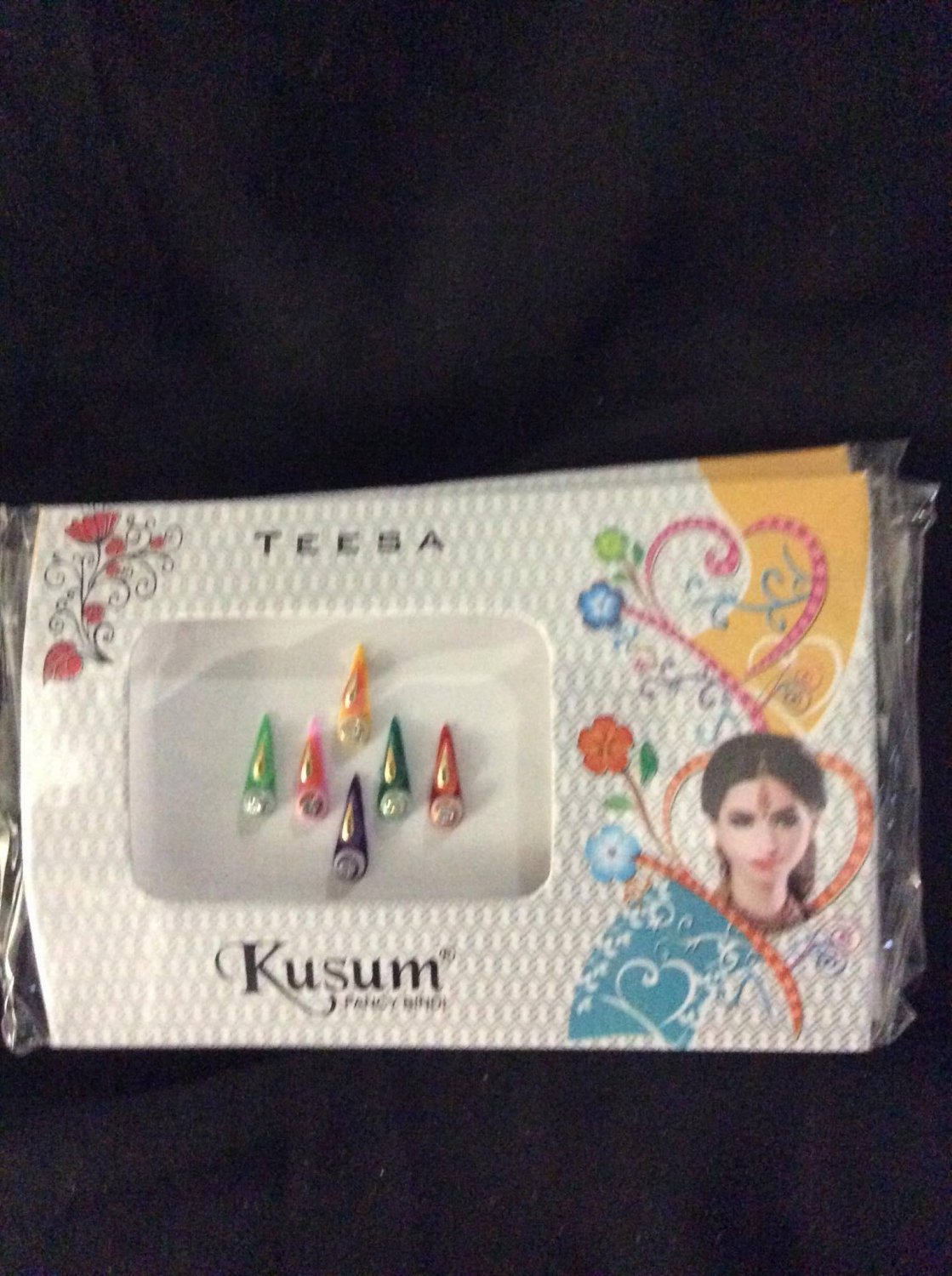 Free Shipping 5 Assorted pack Bindi Body or Henna decorations Bridal Tika Indian Body Decorations
