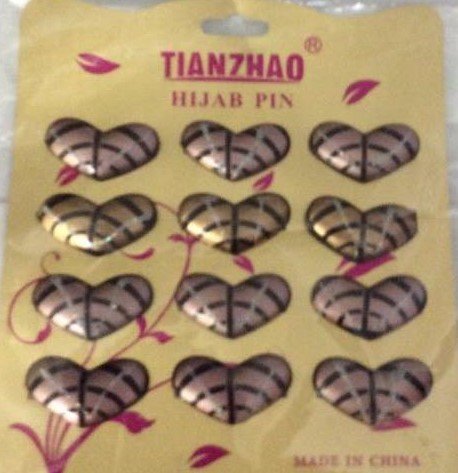 Free Shipping 3 pc Hijab hejab abaya Scarf shayla niqab burqa cardigan craft pins