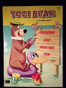 VINTAGE YOGI BEAR COLORING BOOK 1959