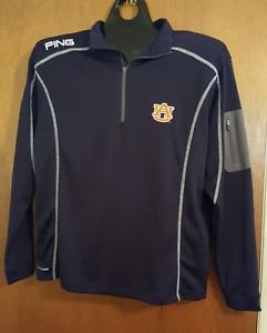 AUBURN TIGERS PING Pull over long sleeve shirt sz L NEW!!