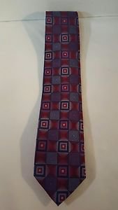 ZIANETTI ITALIAN MENS WOVEN 100% SILK NECK TIE