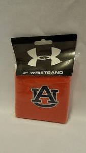 UNDER ARMOUR AUBURN University Tigers Wristband Sweatbands 3" orange