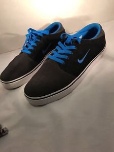 Mens 11 NIKE "SB Team Edition" Black Gray Blue SkateBoard Shoes