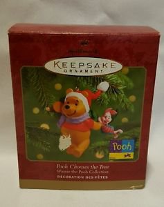 Hallmark Keepsake Ornament POOH CHOOSES THE TREE jp