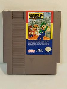 MARIO IS MISSING NES NINTENDO ENTERTAINMENT SYSTEM