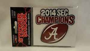 Alabama Crimson Tide 2014 SEC Football Champions Decal small