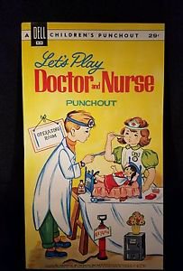 DELL CHILDREN'S PUNCHOUT DOCTOR AND NURSE 1962
