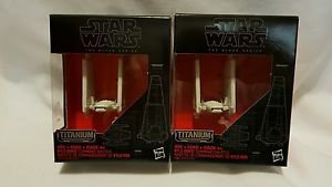 STAR WARS The Force Awakens Black Series TITANIUM 03 Kylo Ren's Shuttle x2