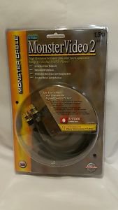MonsterVideo2 Gold Plated S-video Cable & Audio Stereo Cable 1.5m/4.9ft